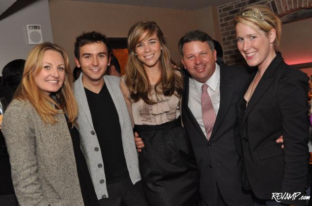 (L-R) Lauren Pomponio, Tommy McFly, Keri Ann Meslar, John Arundel, and Lindley Thornburg.